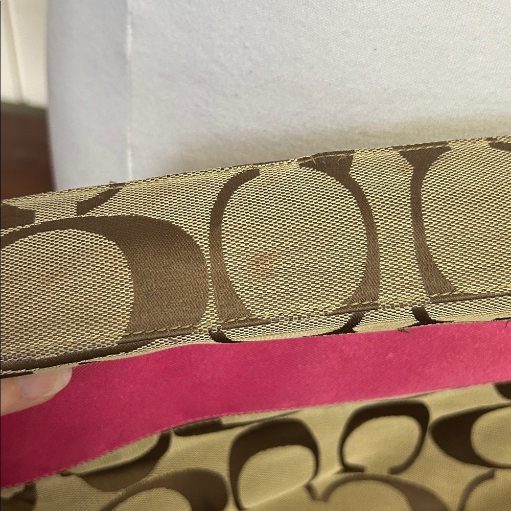 Coach Pink-Lined Handbag - Picture 11 of 16